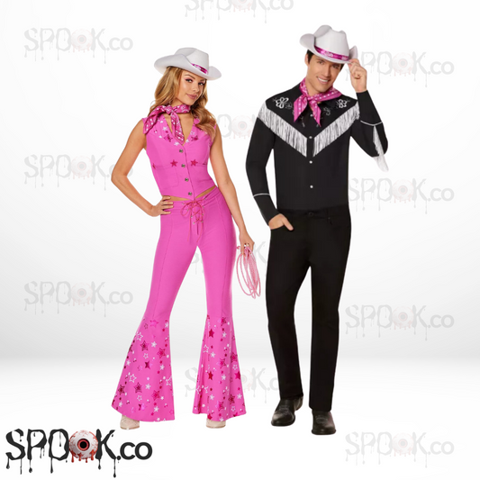 Western Barbie and Ken Couple Costume