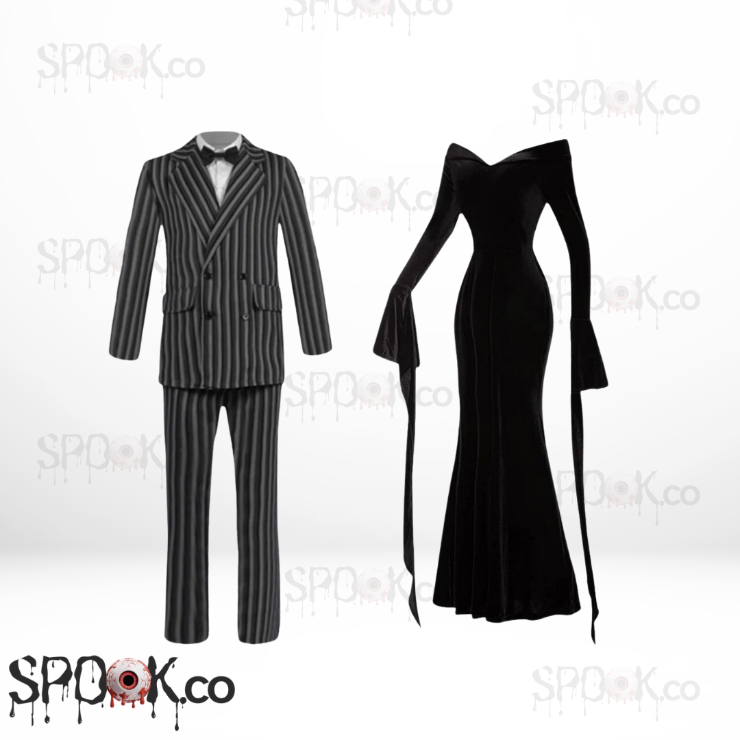 The Addams Family Couple Costume