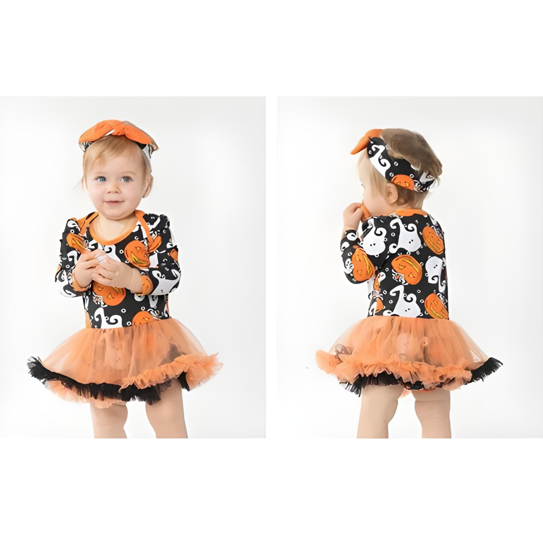 Baby Pumpkin Halloween Set