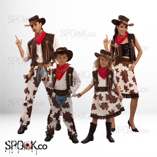 Family Cowboy Costume Set