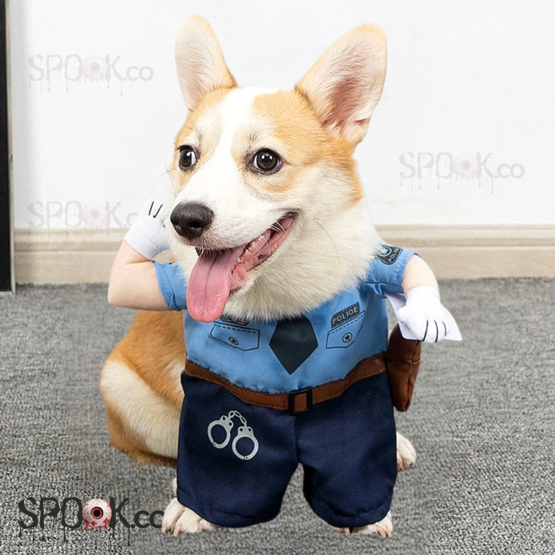 Police Officer Pet Halloween Costume