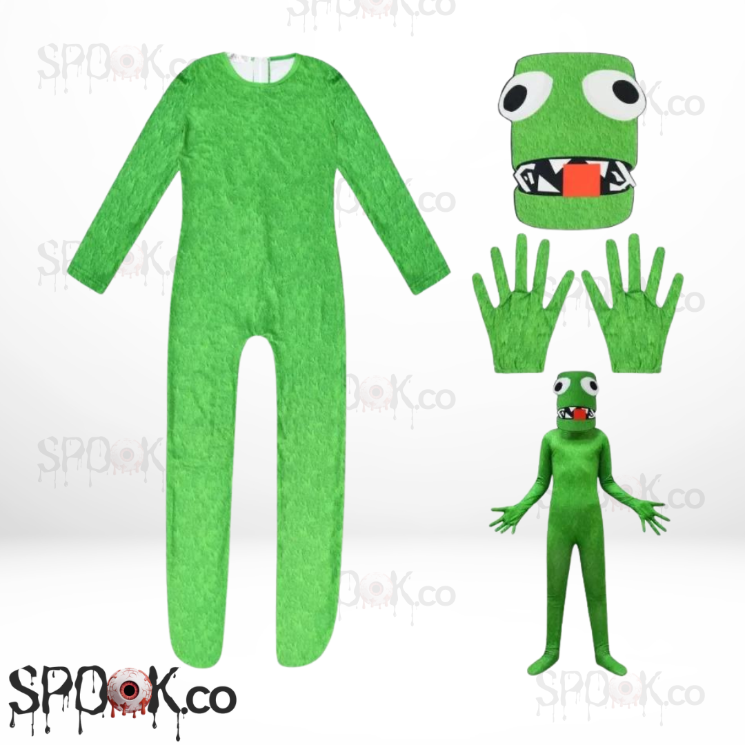 Rainbow Friends- Green Monster Costume Set