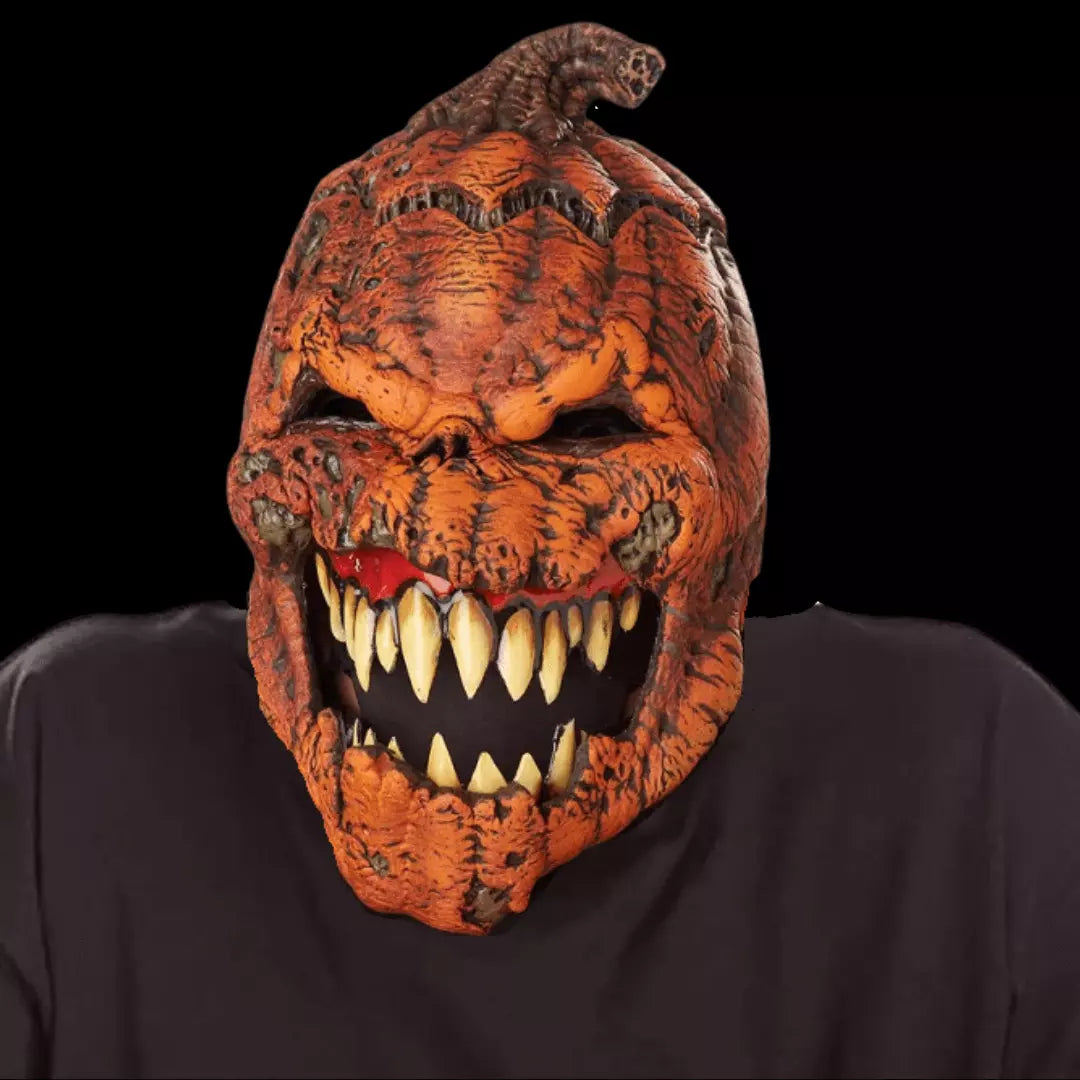 Nightmare Pumpkin Mask With a Movable JAW