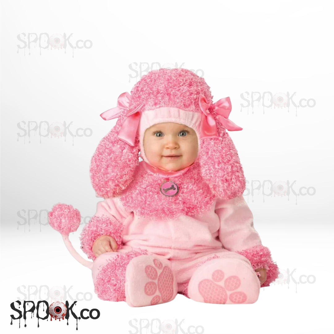 Pink Poodle Baby Costume