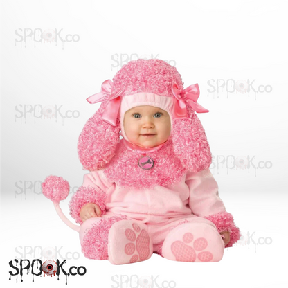 Pink Poodle Baby Costume