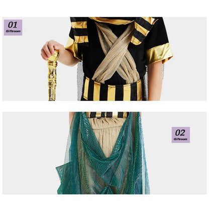 Kids Egyptian Goddess Costume Set