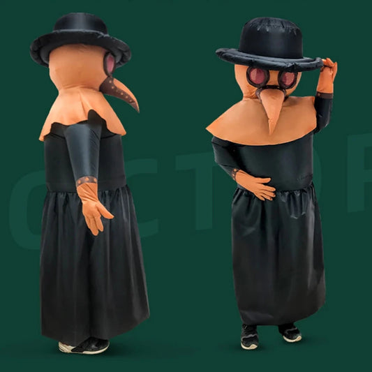 Adult Medieval Plague Doctor Inflatable Costume