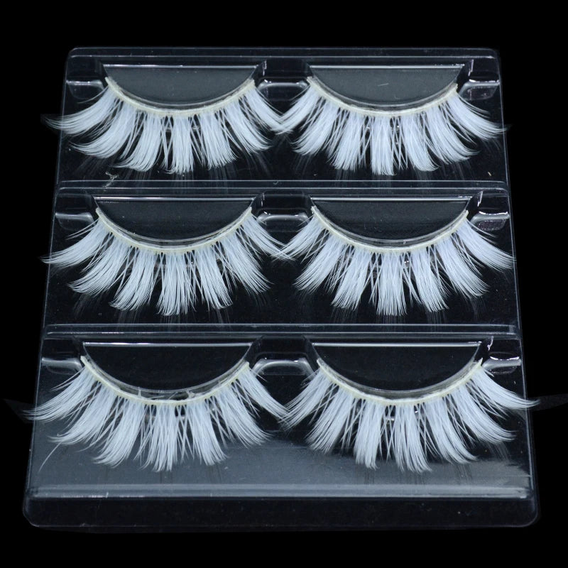 3D White Eyelash