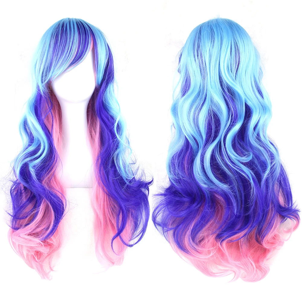 Hair Ombre Rainbow Wig