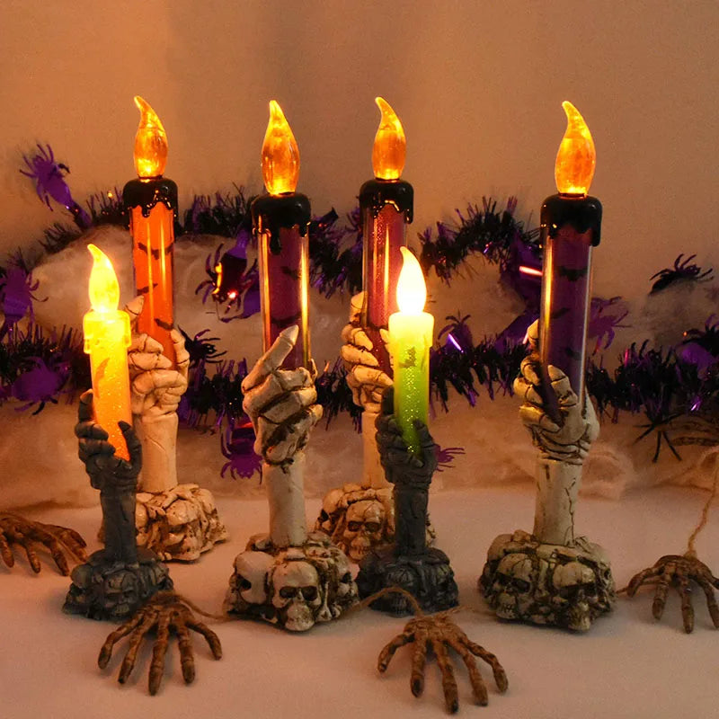 Halloween LED Candlestick Lamps