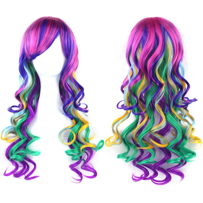 Hair Ombre Rainbow Wig