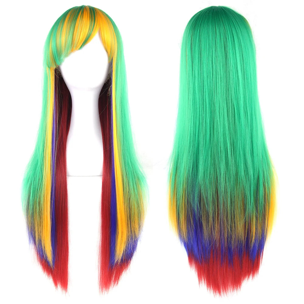 Hair Ombre Rainbow Wig