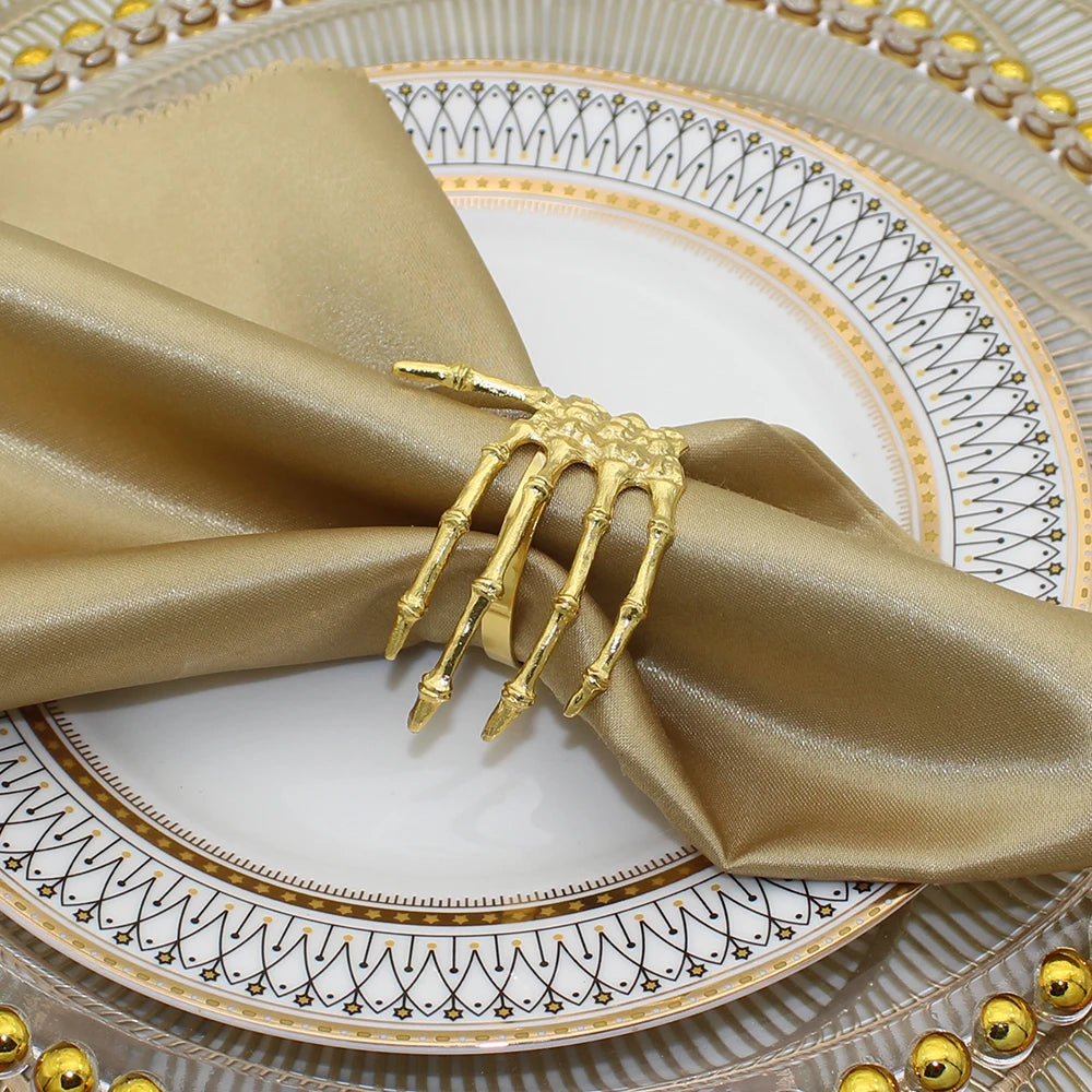 Skeleton Napkin Rings- 6pcs