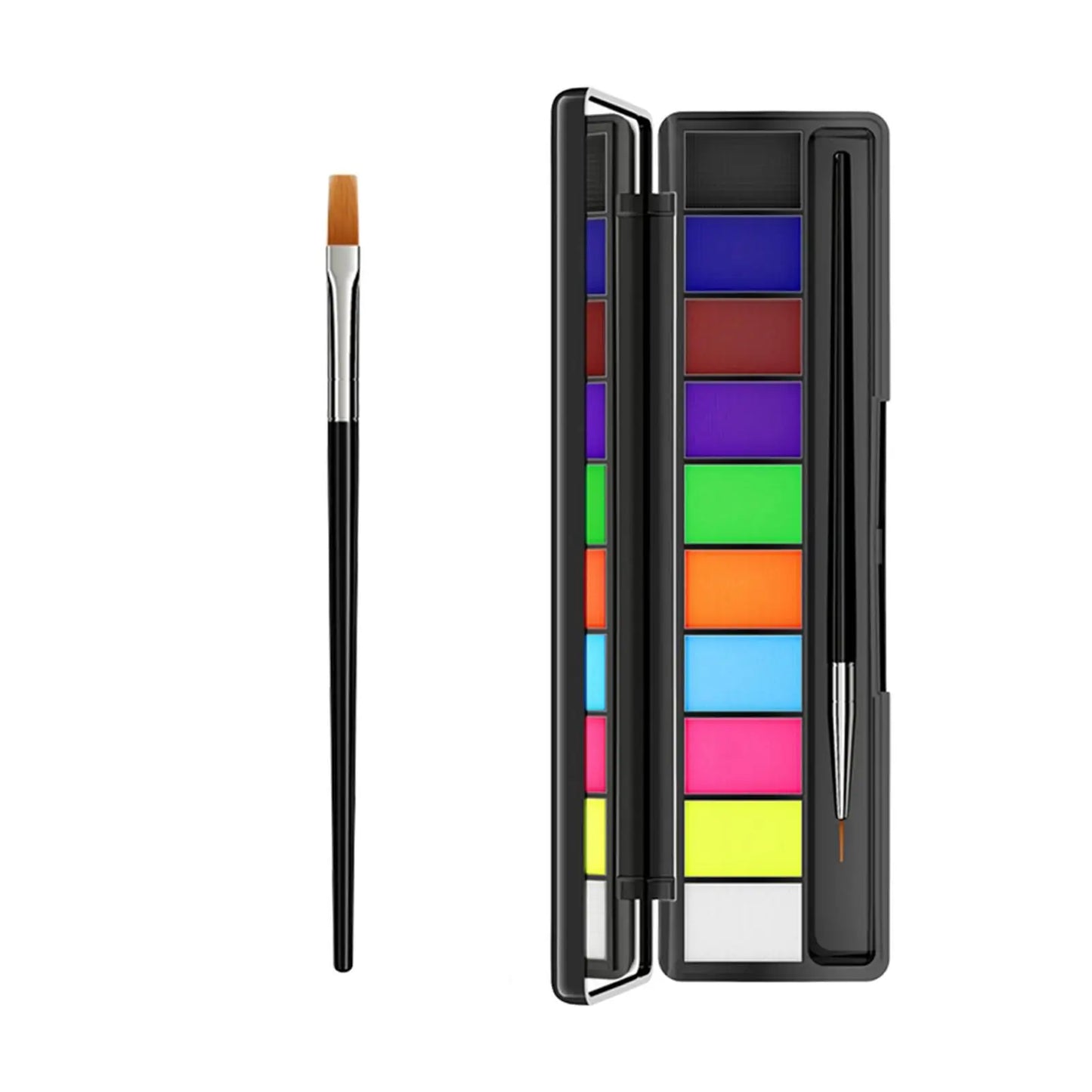 10 Colors Face Paint Palette