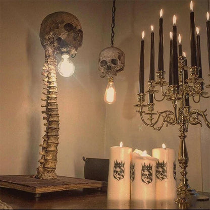 Halloween Skull Skeleton Lamp