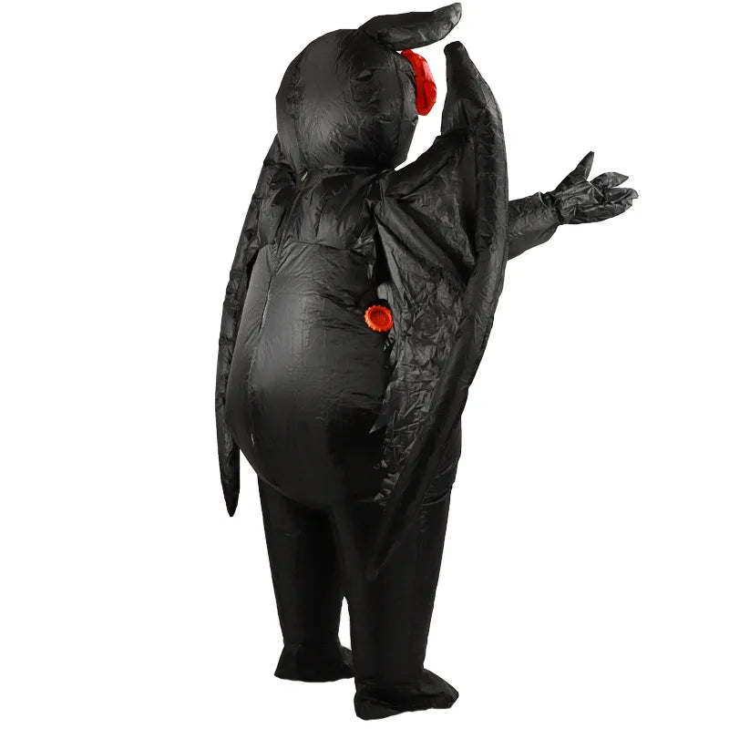 Adult Black Bat Inflatable Costume