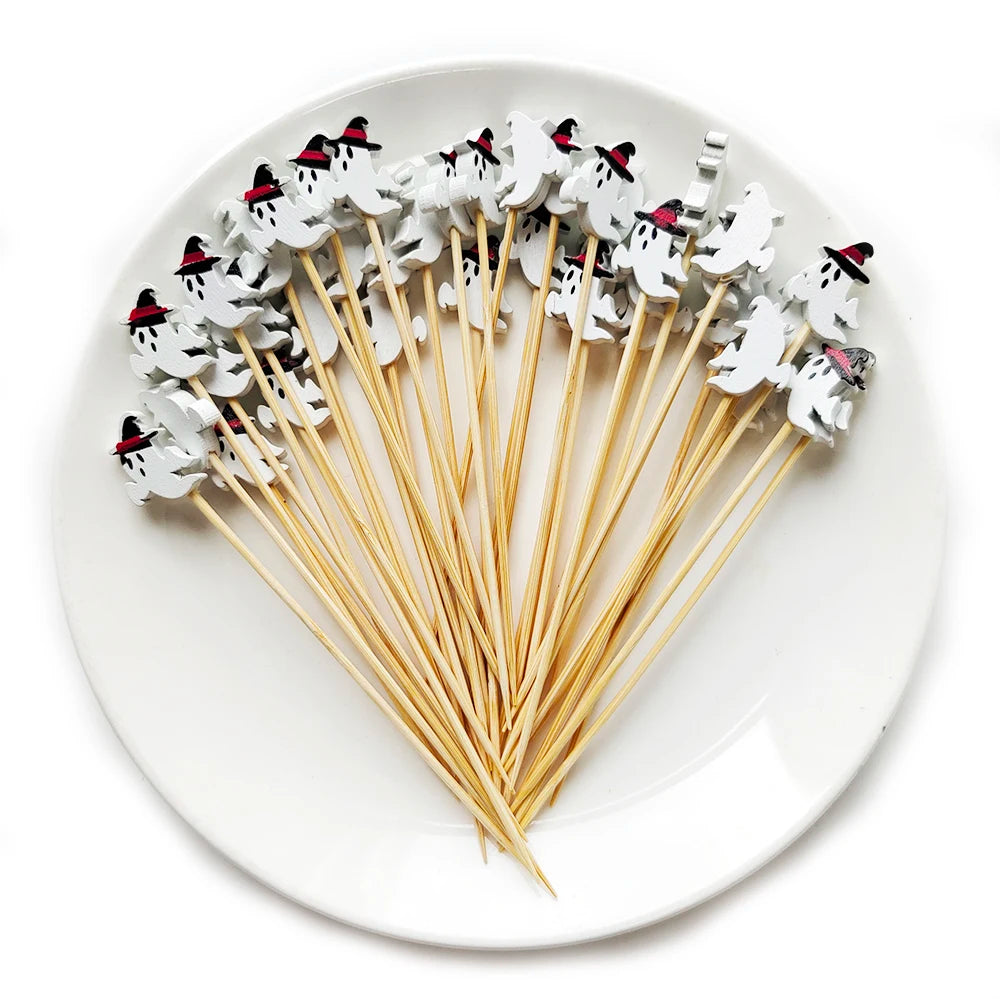 Halloween Disposable Bamboo Skewers