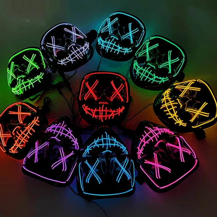 Neon LED Mask