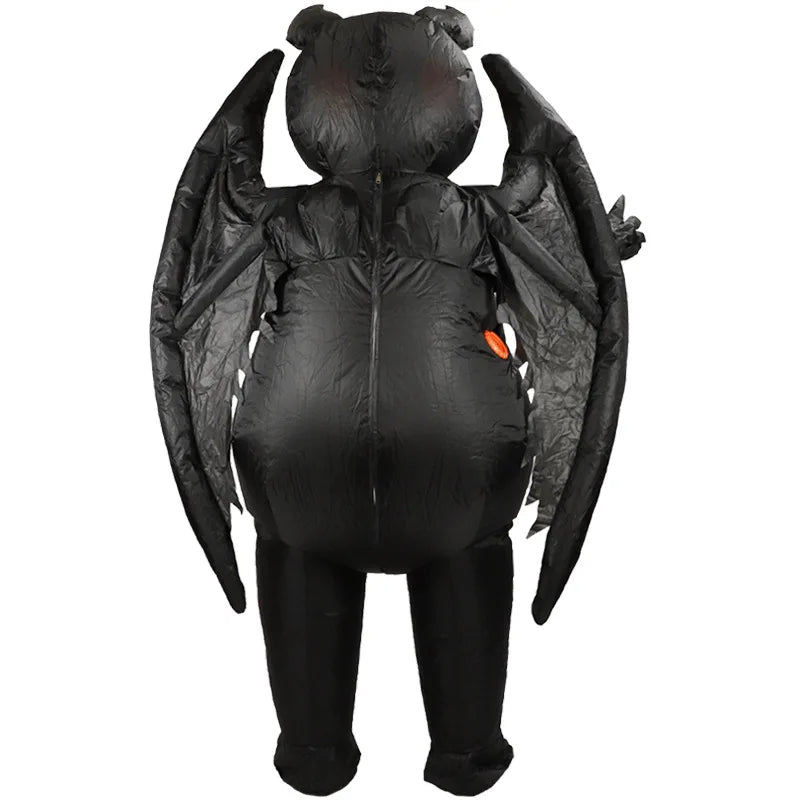 Adult Black Bat Inflatable Costume