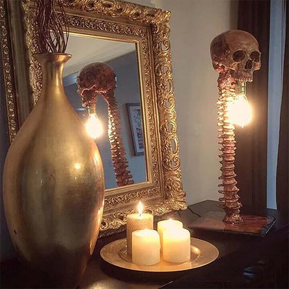 Halloween Skull Skeleton Lamp