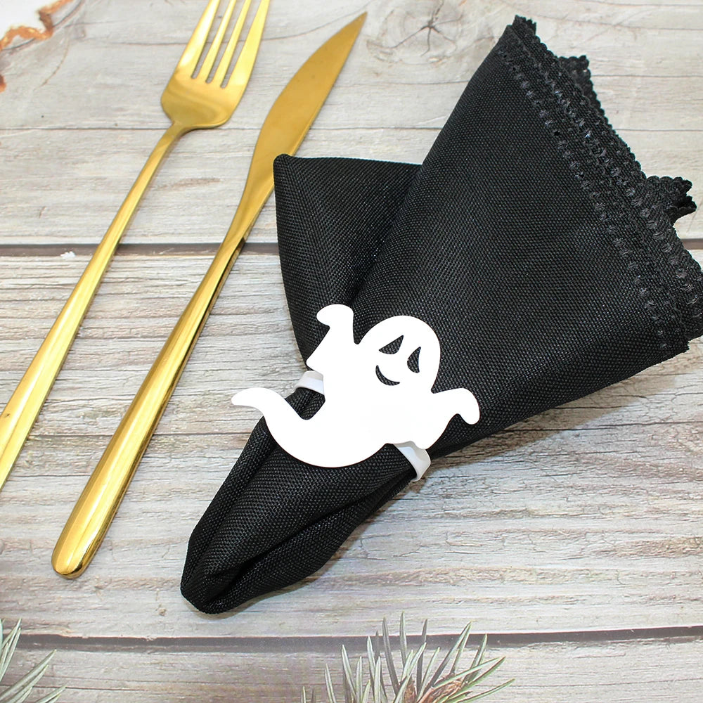 Ghost Napkin Rings- 6Pcs