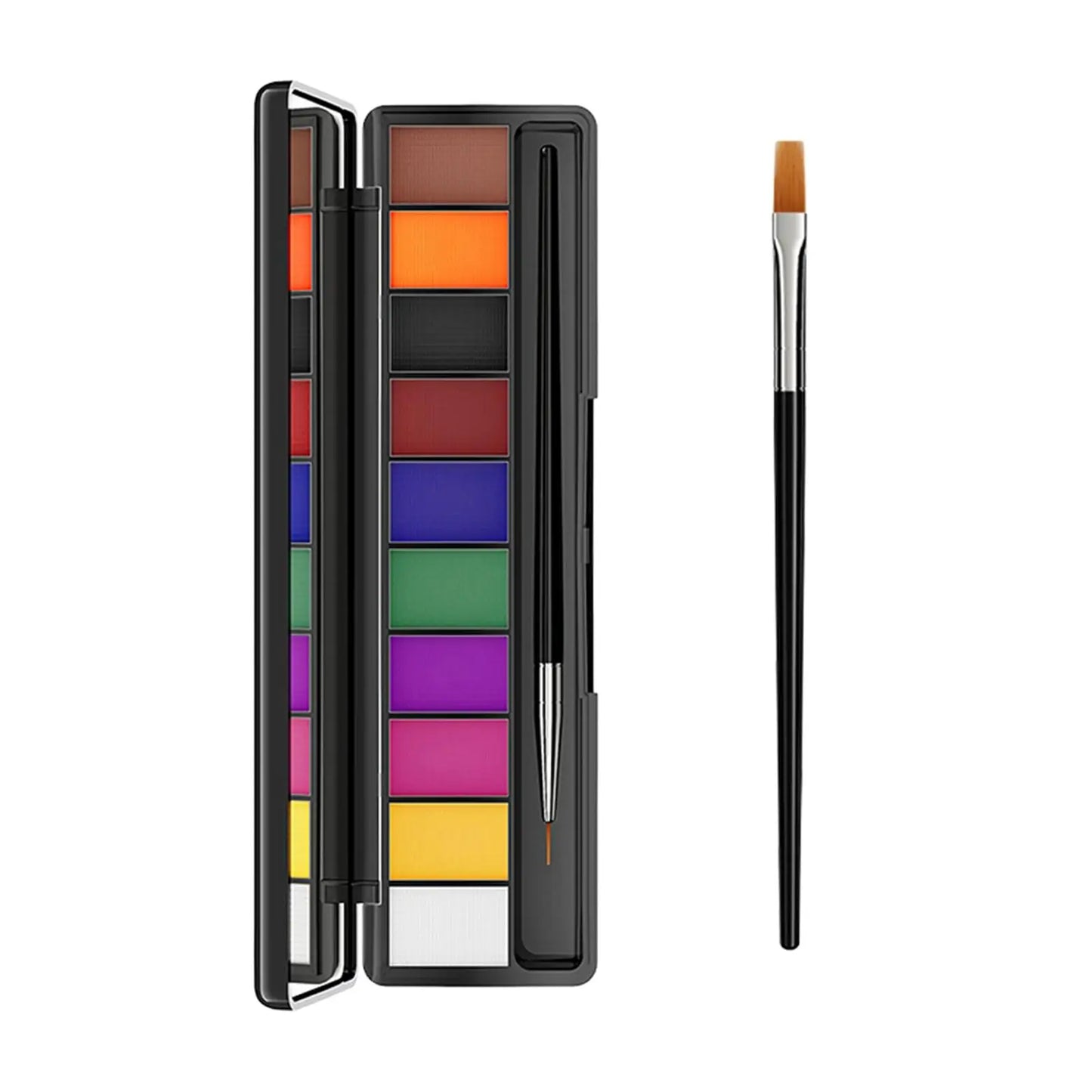 10 Colors Face Paint Palette