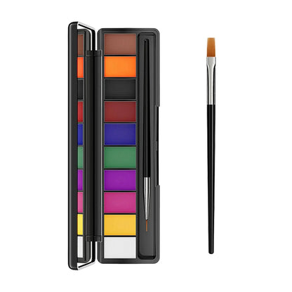 10 Colors Face Paint Palette