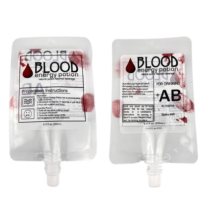 Funny Blood Bags for Drinks