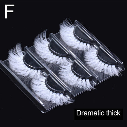 3D White Eyelash