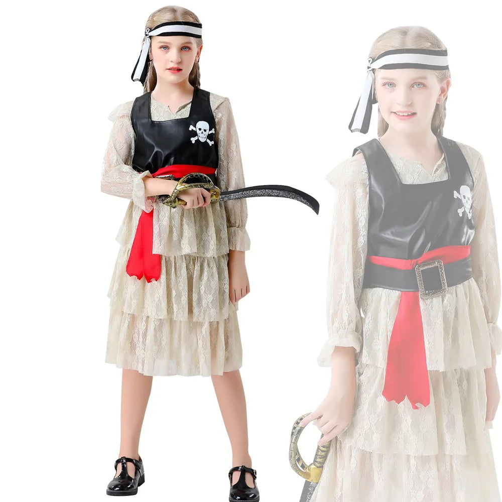 Family Captain Pirate Costume Set