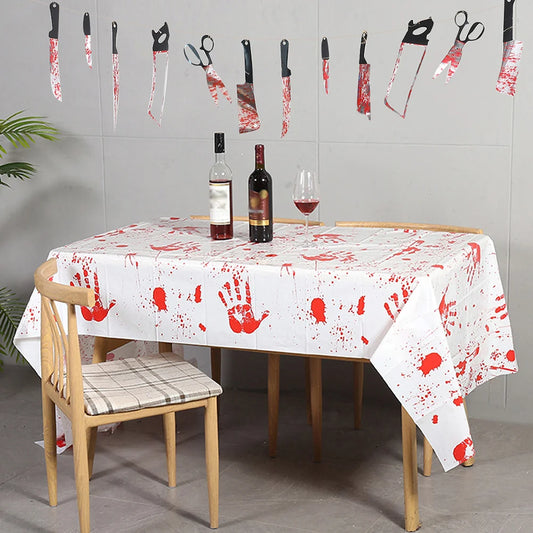 Bloody Handprint Tablecloth