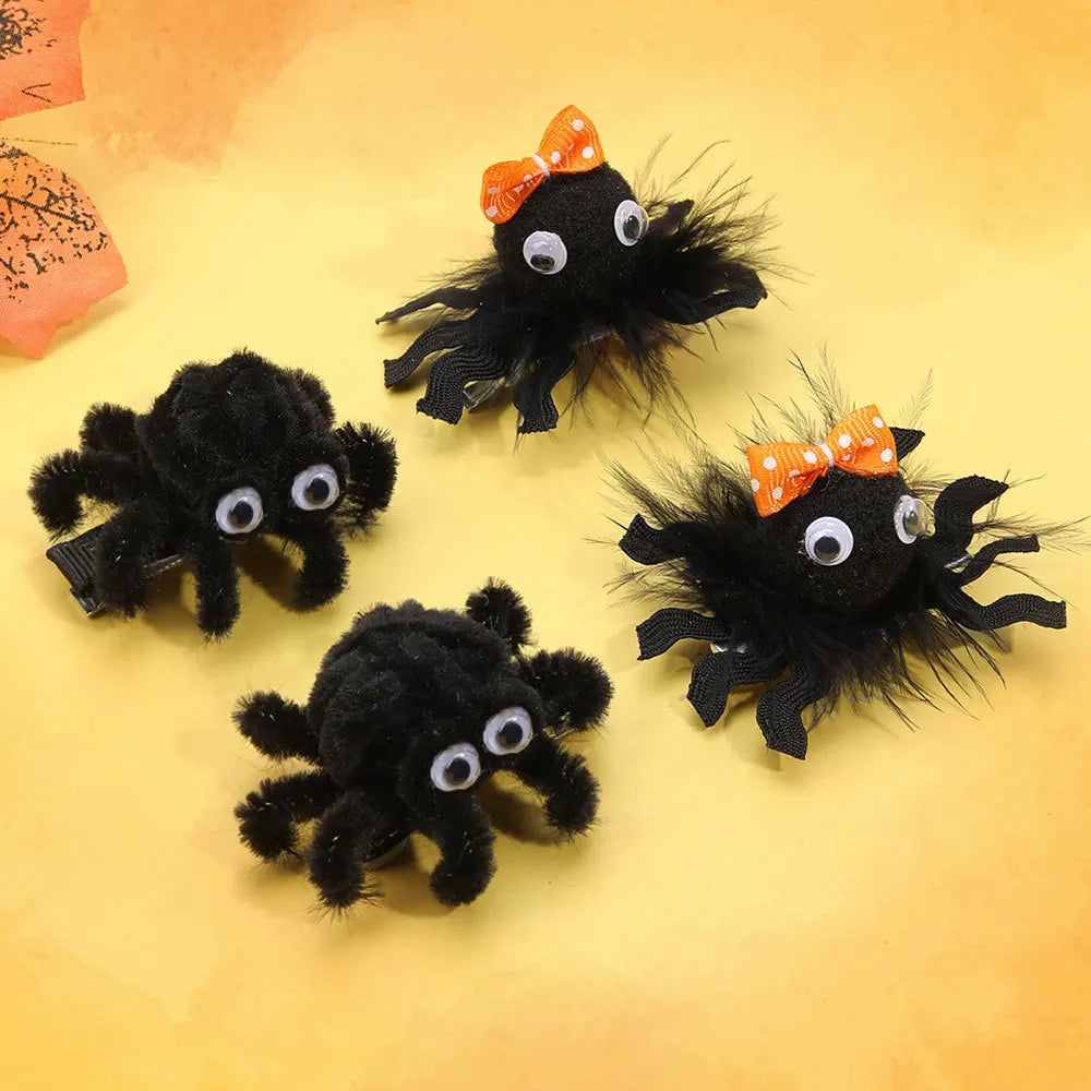 Halloween Spider Hair Clips- 2Pcs