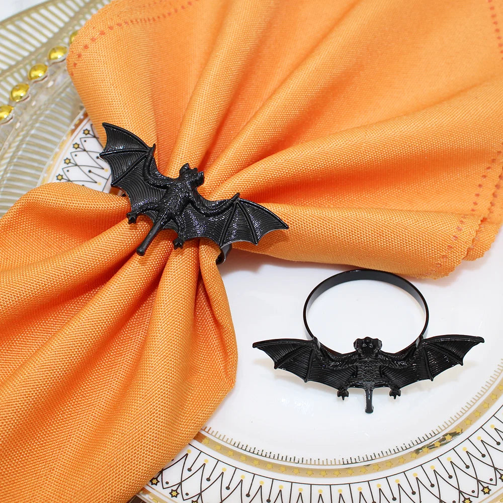 Bat Napkin Rings- 6Pcs