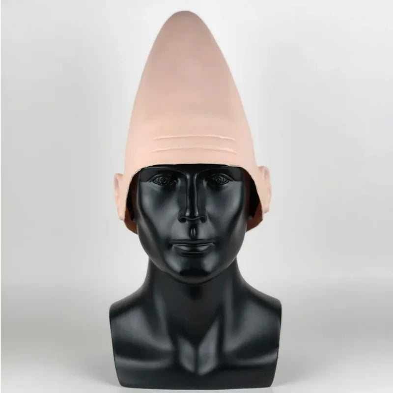 Conehead Latex Mask