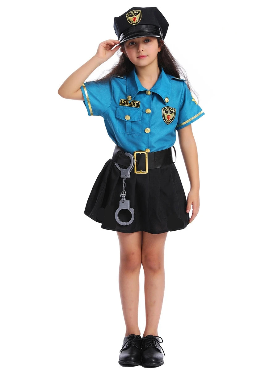 Kids Policeman Costume Set