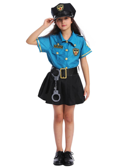 Kids Policeman Costume Set