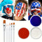 Blue Red and White