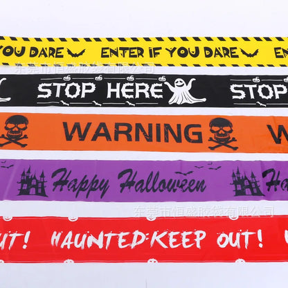 Halloween Scary Caution Tapes