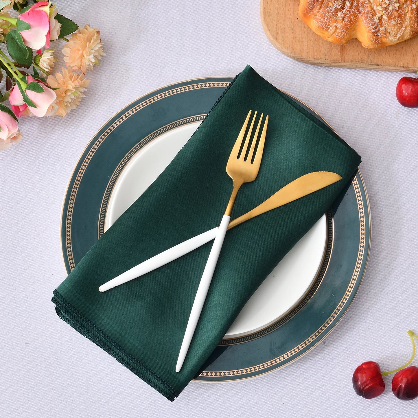 Satin Napkin- 12pcs