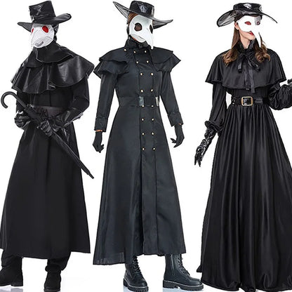 Couple Plague Doctor Costume Set