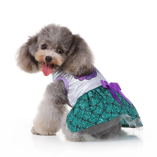 Mermaid Halloween Pet Costume