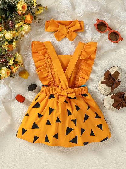 Pumpkin Baby Girl Dress