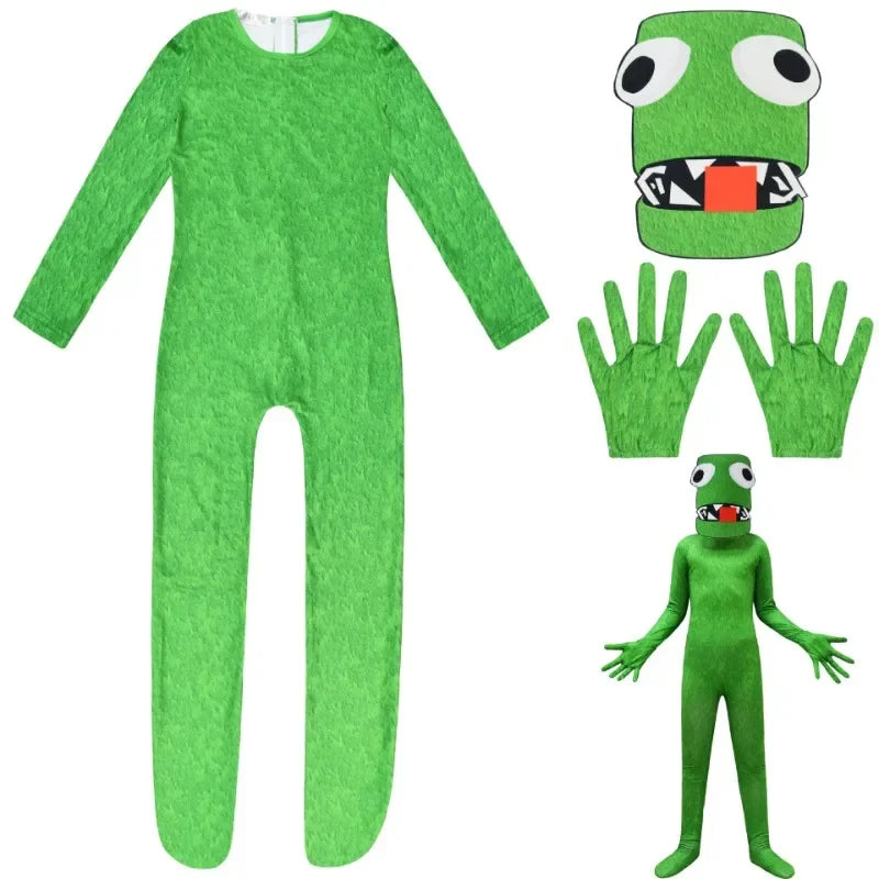 Rainbow Friends- Green Monster Costume Set