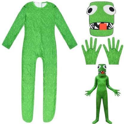 Rainbow Friends- Green Monster Costume Set