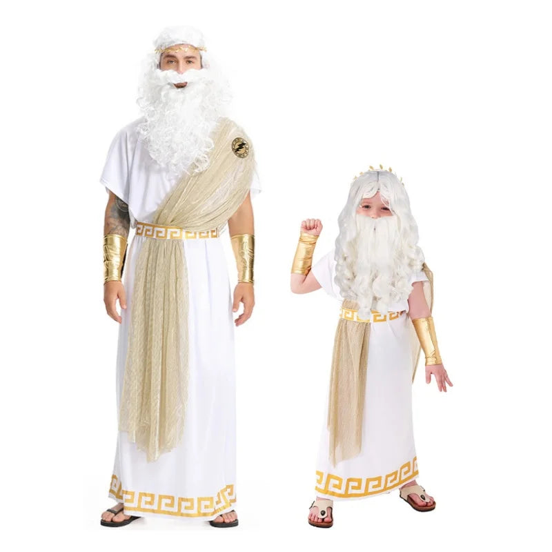 Men and Boy Zeus Costume Set