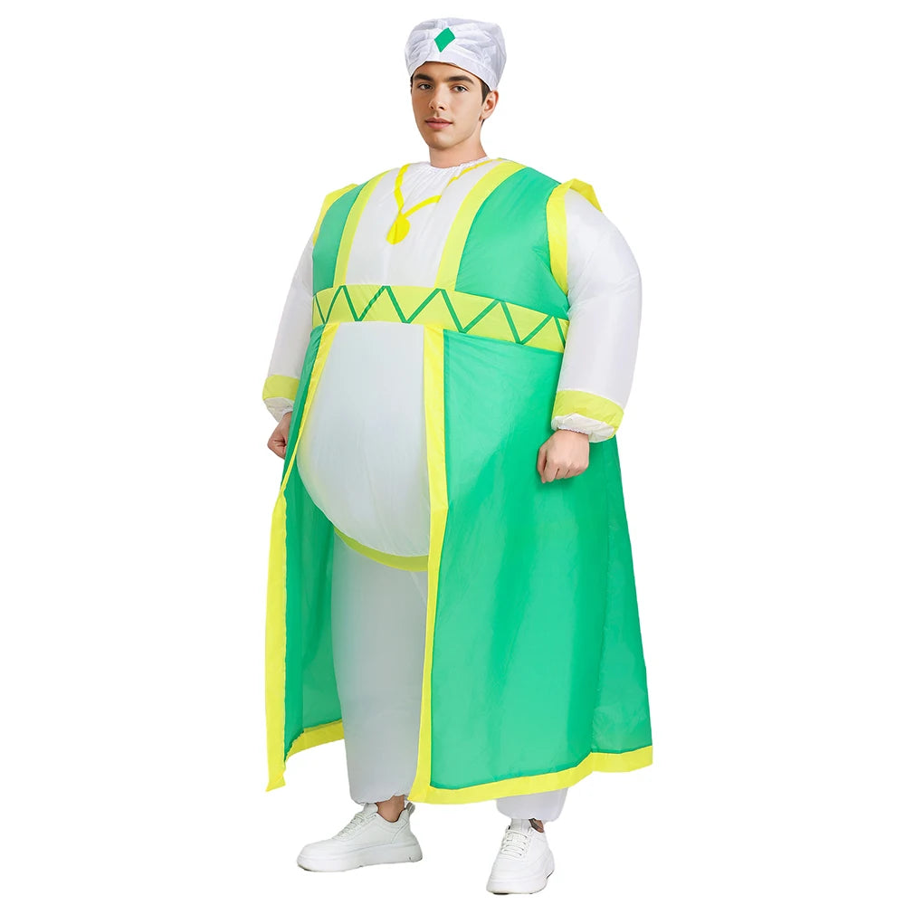 Adult Funny Sultan Dancer Inflatable Costume