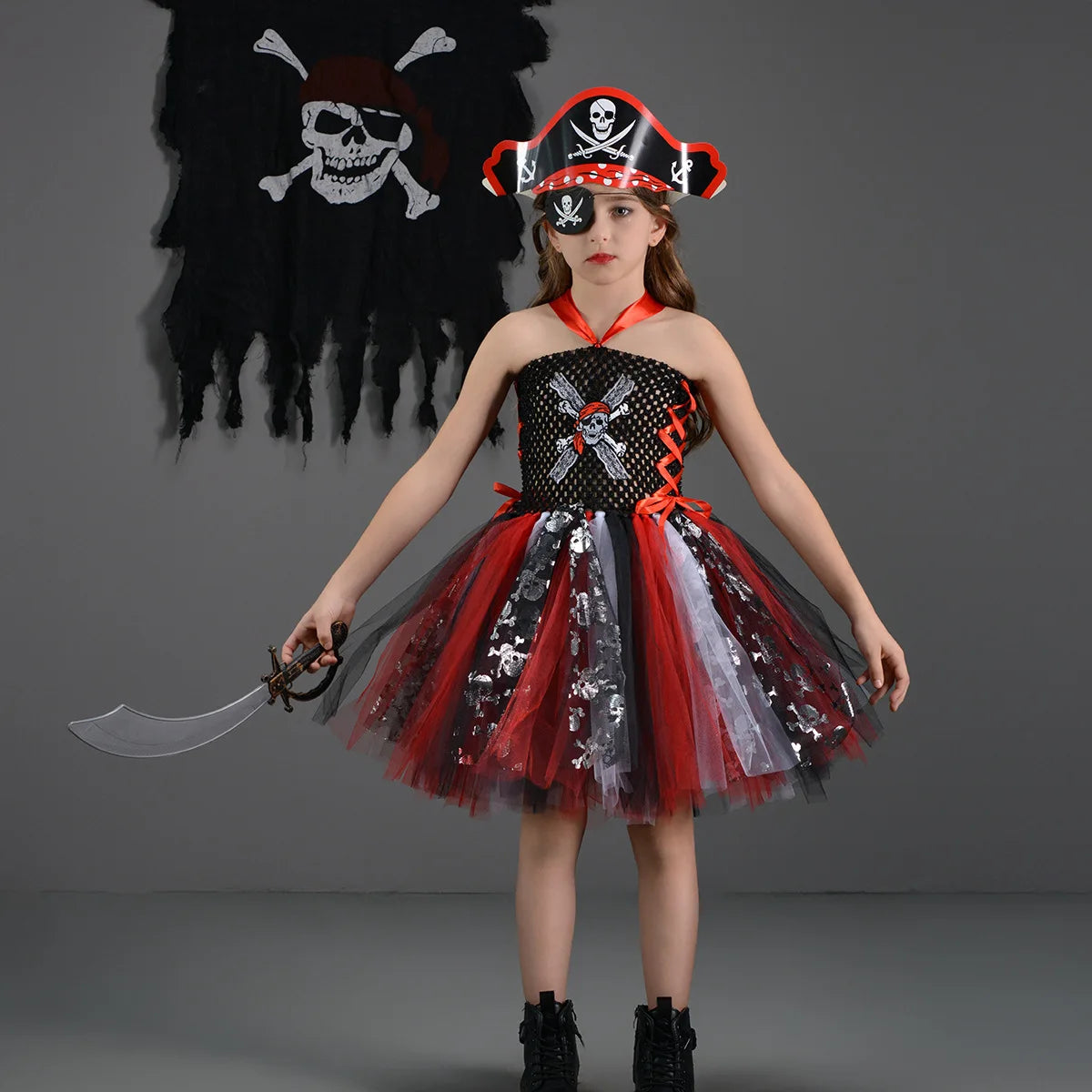 Kids Pirate Costume Set