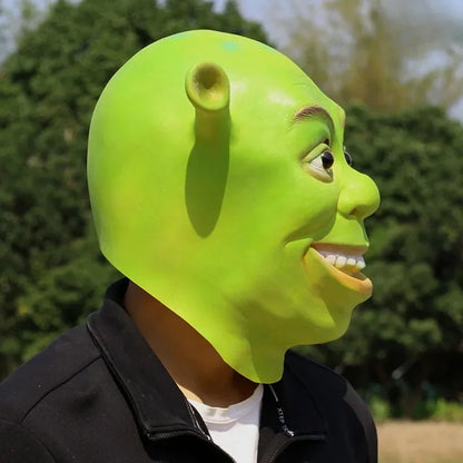 Shrek Latex Mask and Gloves