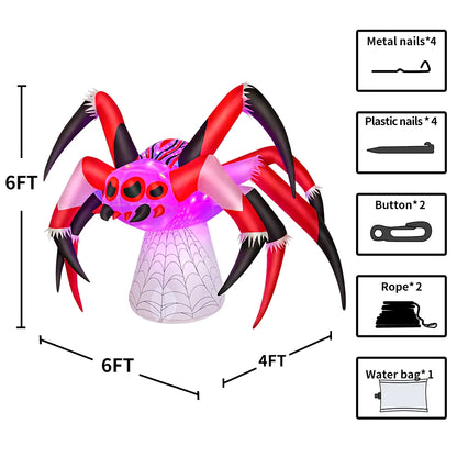 Creepy Spider Inflatable Decoration