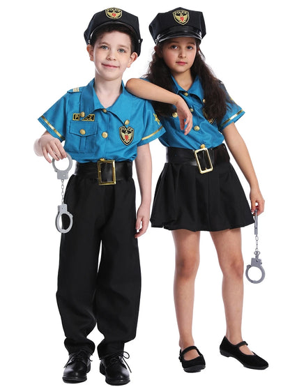 Kids Policeman Costume Set